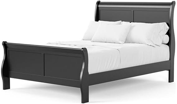 Transitional Solid Wood Full Bed in Cherry