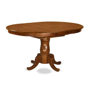 Furniture POML7-SBR-C 7 Piece Kitchen Table & Chairs Set Consist of an Oval Dining
