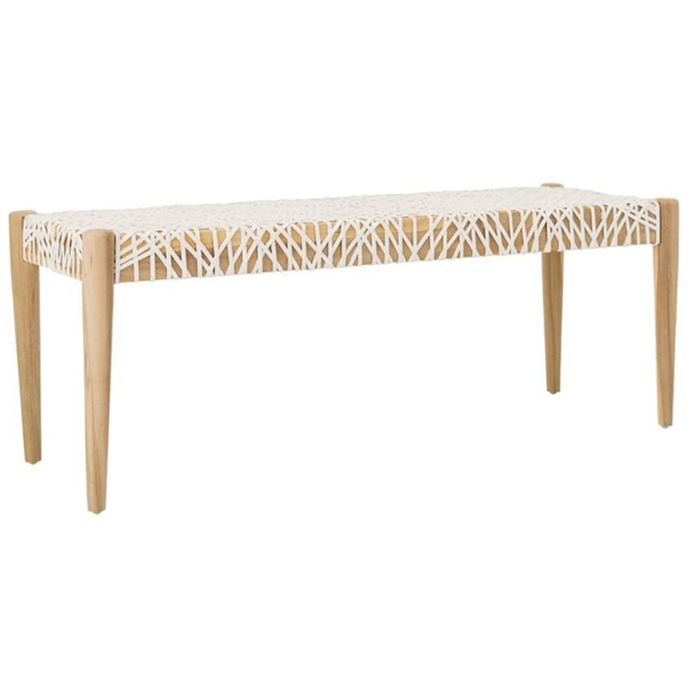 Home Collection Bandelier Natural Teak Wood/ Off-White