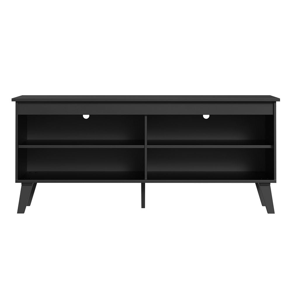 TV Stand Cabinet with 4 Shelves and Cable Management, TV Table Unit for TVs up