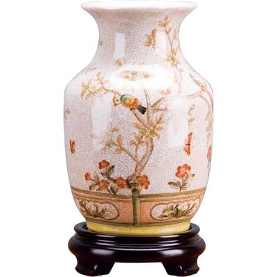 Home Décor Antique Reproductions - 6" D X 8" H VASE -Tiburon(PREDRILLED