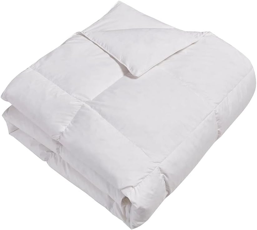 White Feather Goose Down Comforter-All Season Warmth