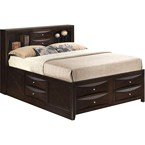 Storage Bed in Cappuccino