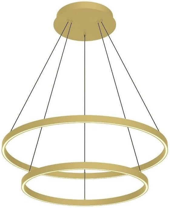 Cerchio - 138W LED Chandelier-1.5 Inches Tall and 31.5 Inches Wide-White Finish