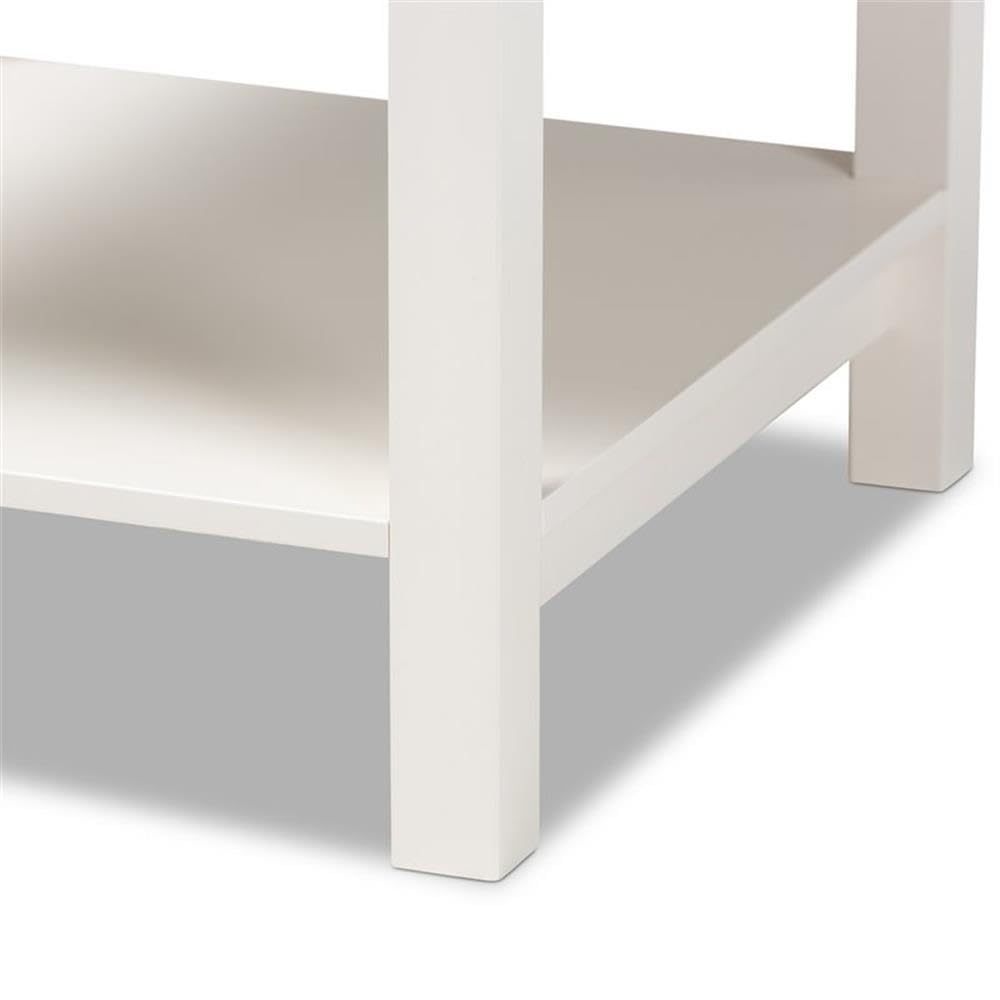2-Drawer Wood Nightstand
