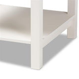 2-Drawer Wood Nightstand