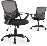 Office Chair, Ergonomic Home Desk Chair Mid Back Mesh Chair Rolling Swivel Computer