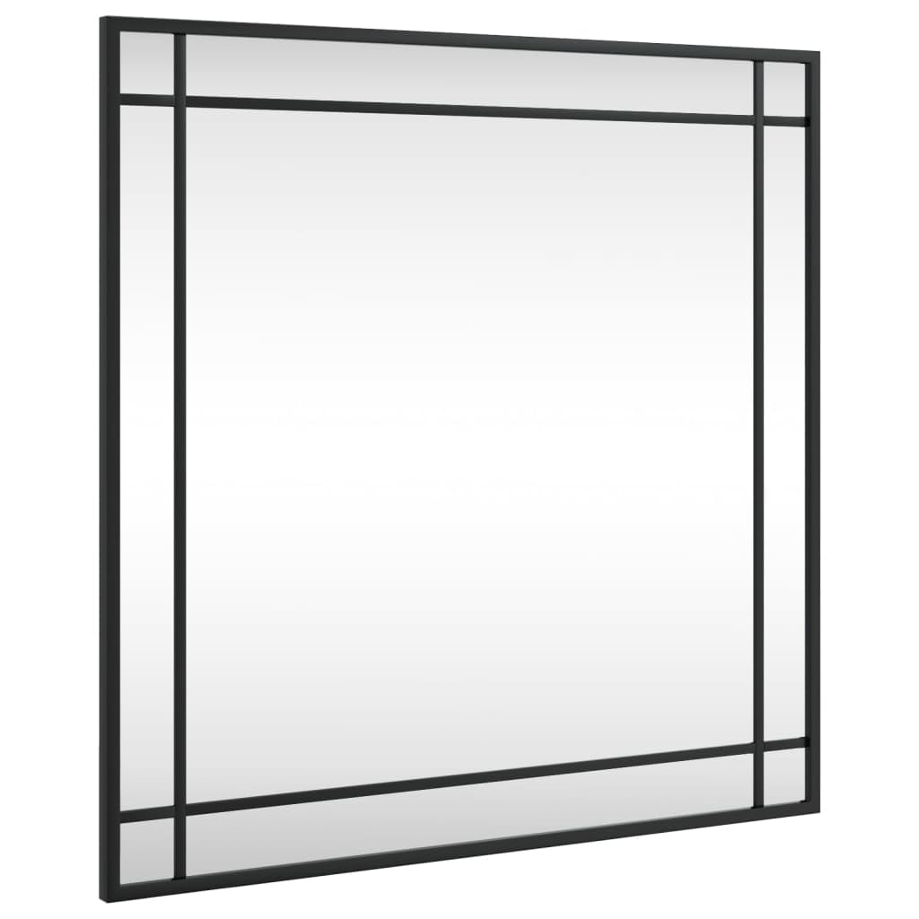 Wall Mirror in Black-  Square Design