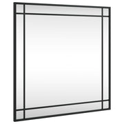 Wall Mirror in Black-  Square Design