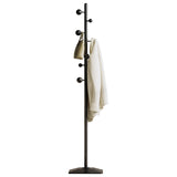 Metal coat rack stand with geometric shape metal base,Heavy duty coat rack