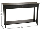 American Heritage 1 Drawer Console Table with Shelf,