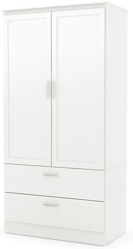 Acapella Wardrobe Armoire, Pure Black