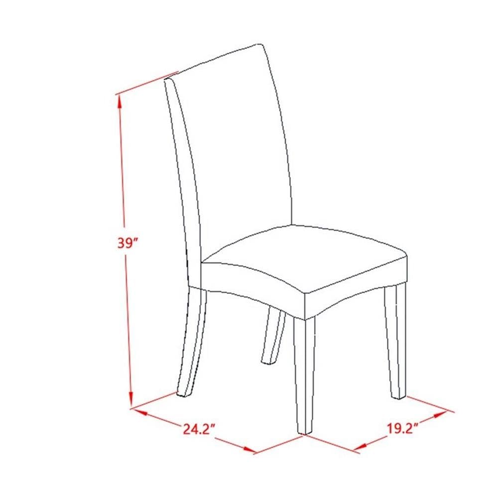 X697DR124-6 6 Piece Dining Set Contains a Rectangle Dining Room Table with X-Legs