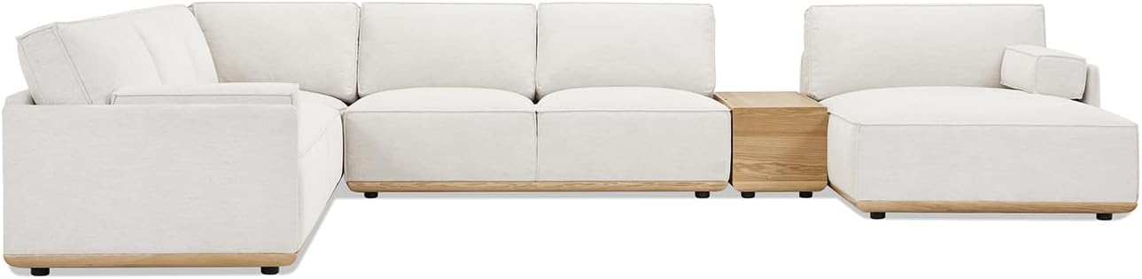 Home Destin 164" 5pc Modular RAF U-Shaped Chaise Sectional