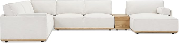 Home Destin 164" 5pc Modular RAF U-Shaped Chaise Sectional