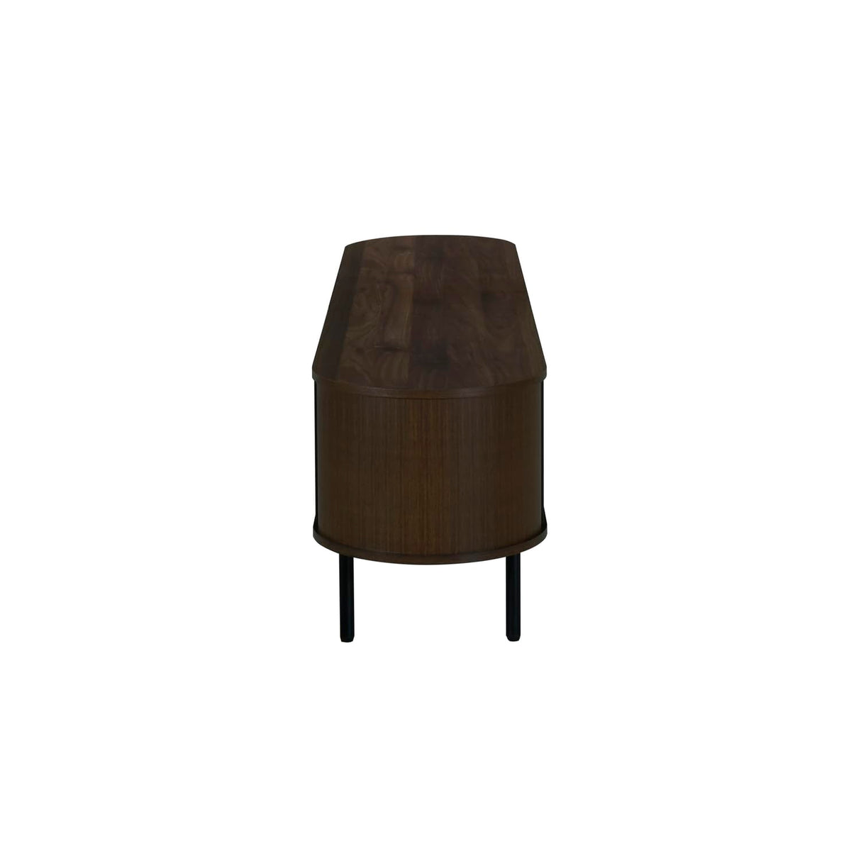 New Classic Furniture Brax Wood TV Console for TVs up to 82", Walnut