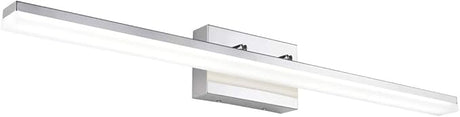 36in Modern LED Vanity Light for Bathroom Lighting Dimmable 36w Chromed (Warm