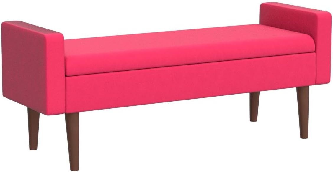 Home Decor | Upholstered Modern Velvet Storage Ottoman Bench