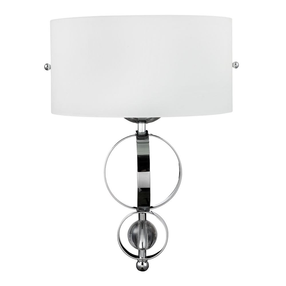 CH Cerchi Sconce-Damp, Fixture Size: 12-Inch W x 16.5-Inch H, Chrome