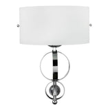 CH Cerchi Sconce-Damp, Fixture Size: 12-Inch W x 16.5-Inch H, Chrome