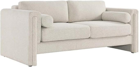 EEI-6377-IVO Visible Fabric Sofa, Ivory