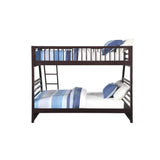 Twin/Queen Bunk Bed with Drawers, Espresso (AC-37425)