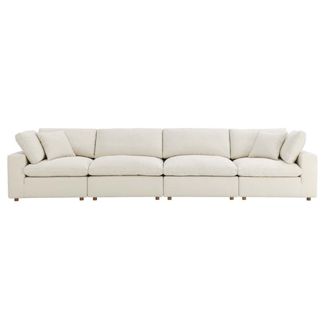 Commix Modular, Extra Large Sofa Sectional, Light Beige Fabric