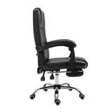 Executive Chair with Footrest Reclining Leather Chair,High Back Ergonomic Home