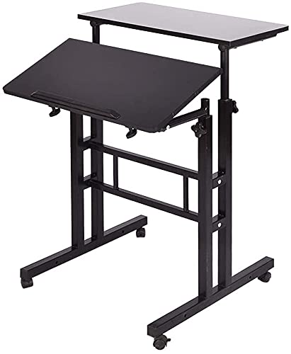 Adjustable Stand Up Desk 23.6 inches Computer Mobile Desk Workstation