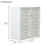Outdoor Storage Cabinet Waterproof with Shelf, Lockable Outdoor Box
