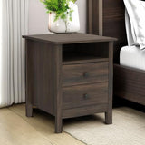Nightstands - Set of 2 Wooden Night Stands