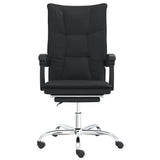 Reclining Office Chair Black Faux Leather (15.35 KG/33.77 LBS)