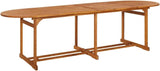 Patio Dining Table 110.2"x35.4"x29.5" Solid Acacia Wood