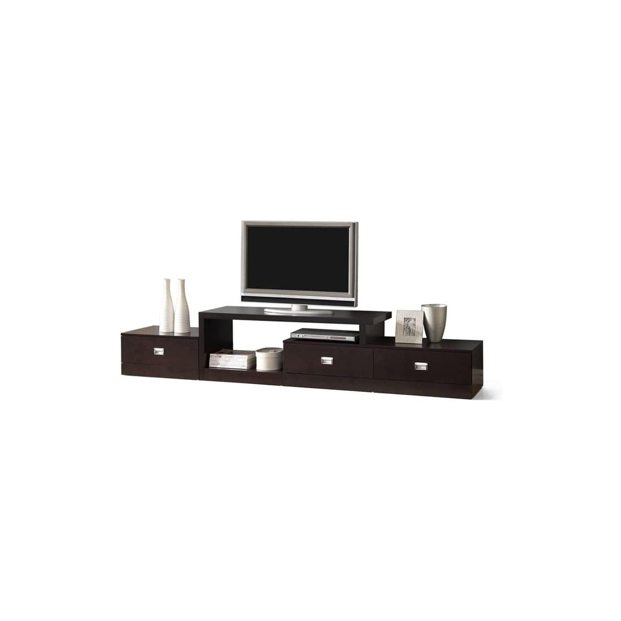 Marconi Console TV Stand, Dark Brown (79-4125)