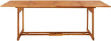 Patio Dining Table 86.6"x35.4"x29.5" Solid Acacia Wood