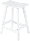 Malibu 29 Inch Outdoor Bar Stools, All Weather Resistant Poly Lumber Adirondack Bar