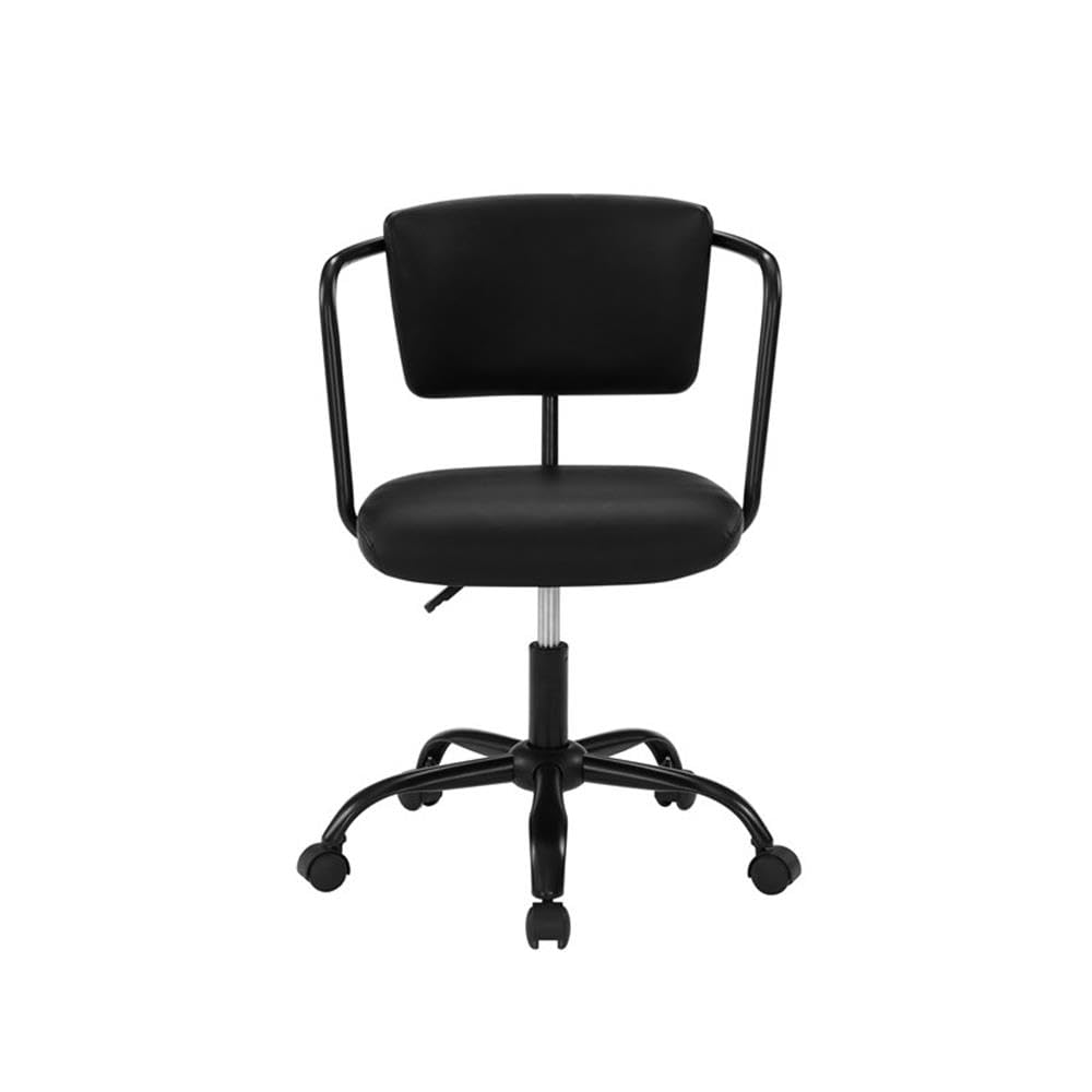Heyden Modern Adjustable Swivel Desk Chair, 22 Inch, Black
