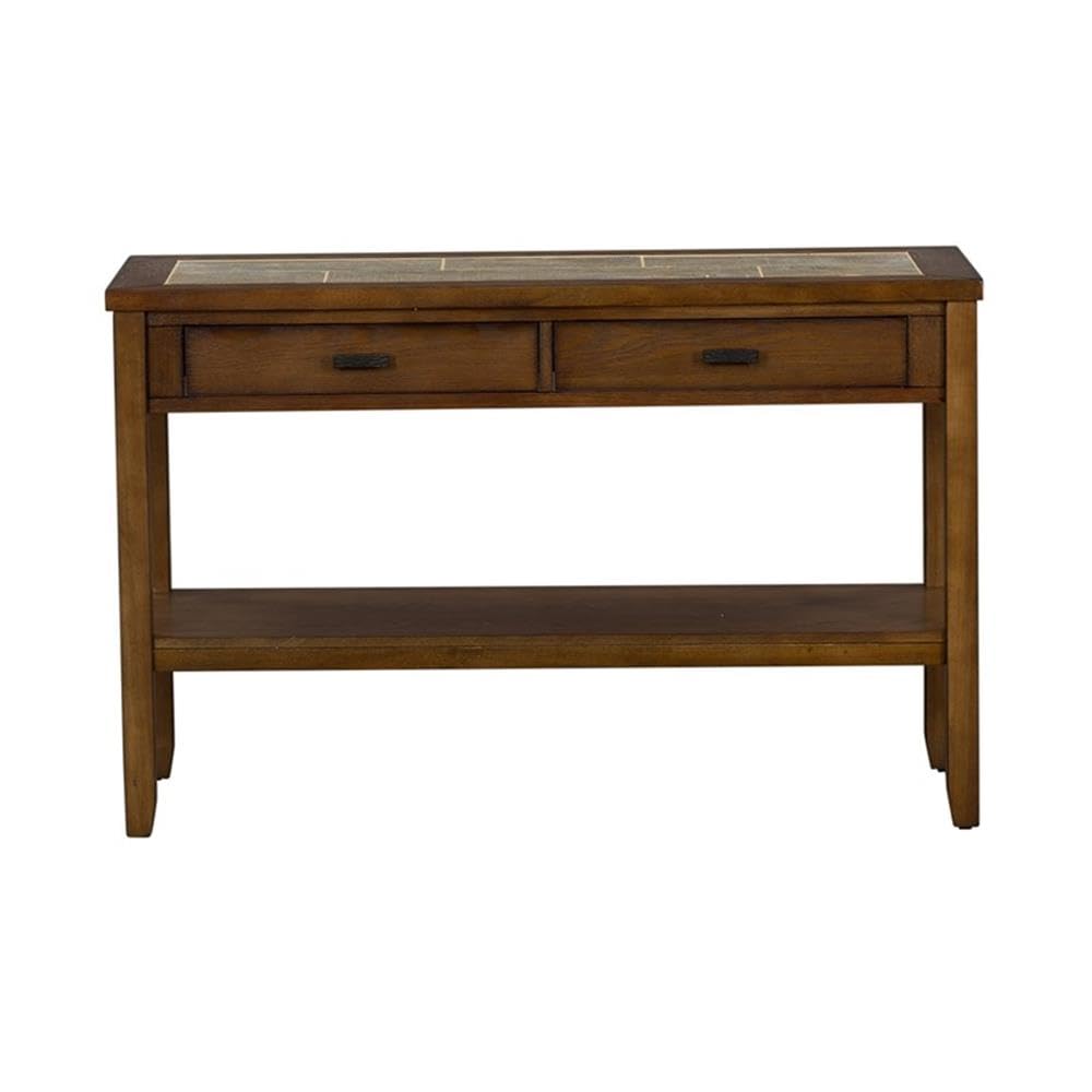 Mesa Valley Sofa Table, W47 x D18 x H30, Medium Brown