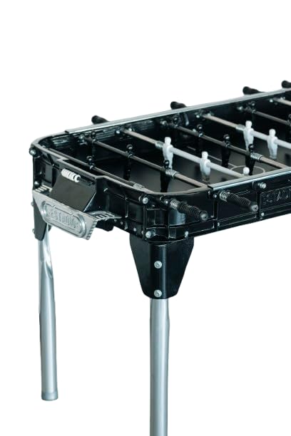 Black Foosball Table Adult Size - Game Tables For Adults with Balls & Players