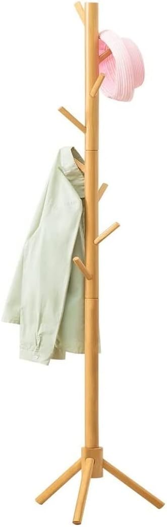 Coat Stand Coat Rack Wooden Coat Rack Modern Bedroom Tree-Shaped Coat Racks