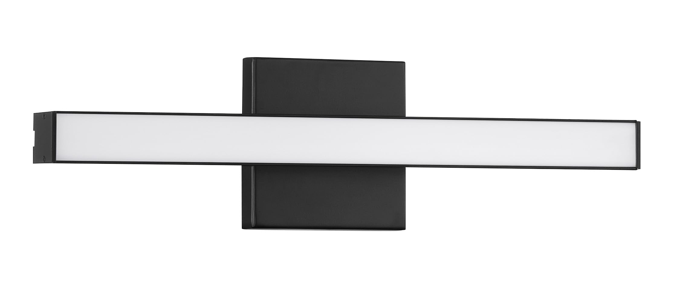 LumoLite 18W Flat Black Integrated LED Vanity Light