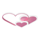 Heart Shaped LED Ceiling Light - Dimmable Kids Room Chandelier