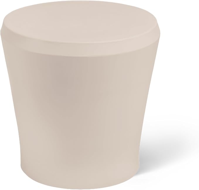 Tall Ice Bin Side Table - with Lid - for in-Pool or On-Deck Use