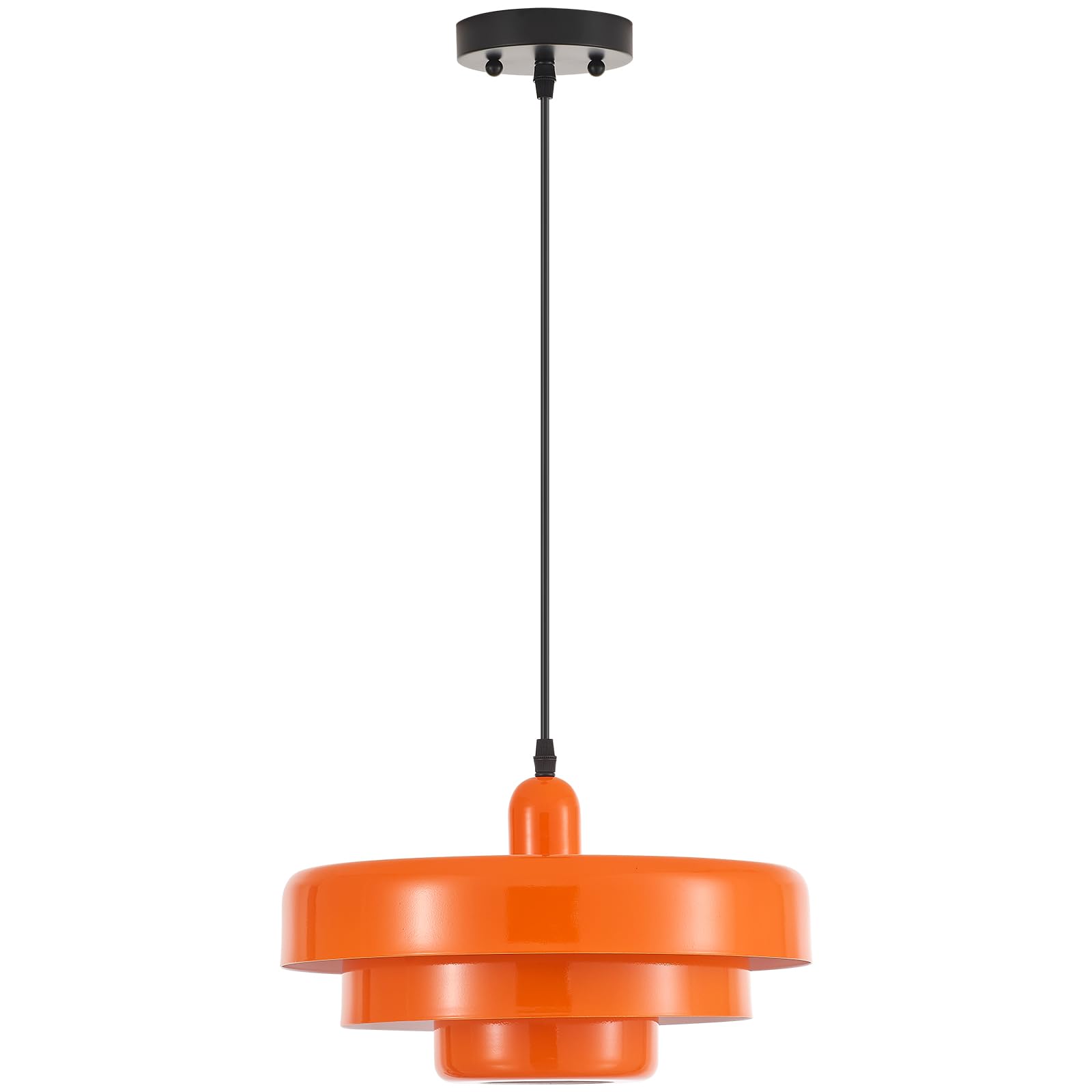14" Industrial Pendant Light - 3-Layer Modern Chandelier for Kitchen Island