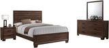 Brandon 4-Piece Bedroom Set Medium Warm Brown, Queen