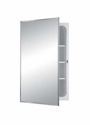 468BC Basic Styleline Recessed Steel Medicine Cabinet, White