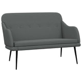 Comfy Loveseat Couch, Modern 2-Seater Sofa Loveseat, Small Loveseat Sofa, 2-Seater Bench for Living Room Bedroom Office, Dark Gray 43.3"x29.9"x31.5" Fabric,-324