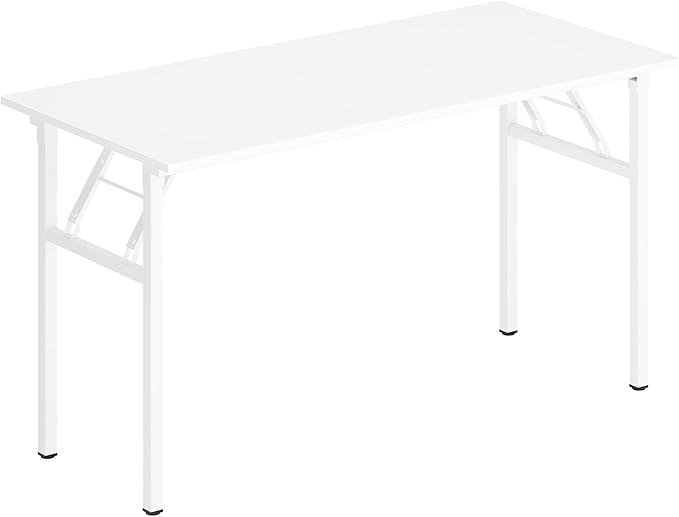 Folding Desk Computer Desk 47inches Large No Install Needed Folding Table Workstation
