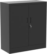 Metal Storage Cabinet, Locking Storage Cabinet with Adjustable Shelves