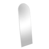 63x22 Inch Arched Metal Frame Full Length Floor Mirror High Definition Glass Anti-Shatter Design Elegant Modern Wall Mirror Ideal for Home Bedroom Living Room Stylish Floor Mirrors